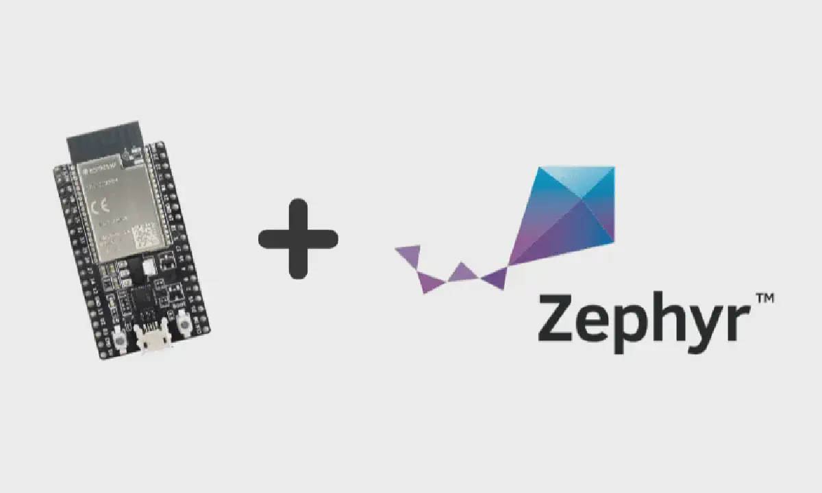 Featured image for Zephyr RTOS on ESP32 — First Steps