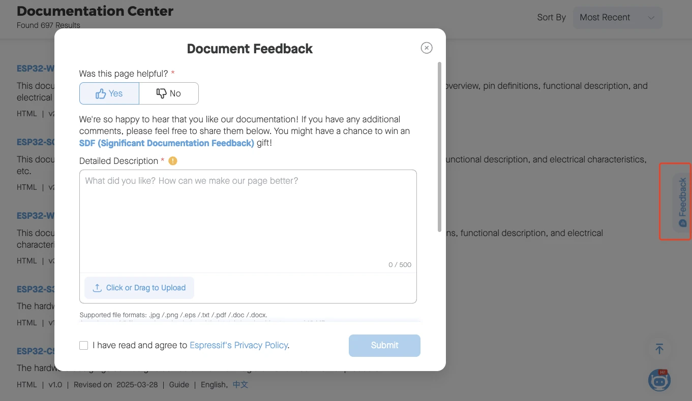 Feedback Submission