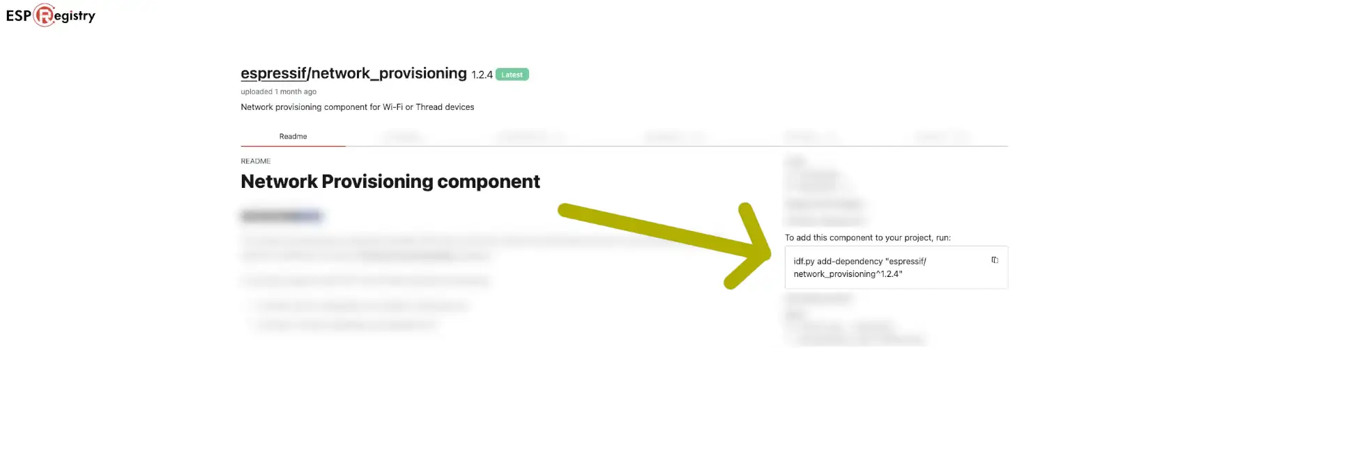 Fig.2 - Find the command to add dependency to your project