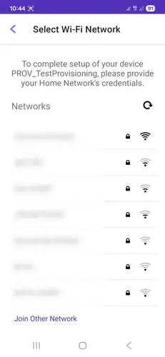 Fig.6 - Selecting the SSID