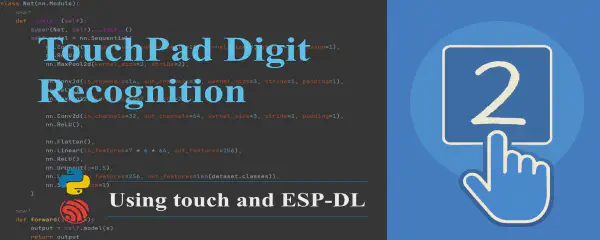 Touchpad Digit Recognition Based on ESP-DL
