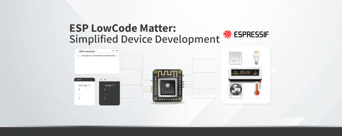 Featured image for Introducing ESP LowCode Matter: Simplified Device Development