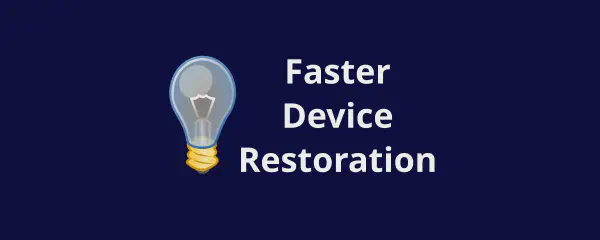 Boot Secure, Restore Smart: Accelerating Device Startup on ESP32