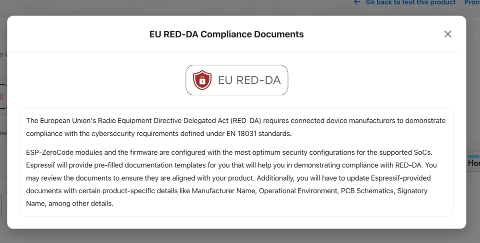 ESP-ZeroCode RED-DA Product Details