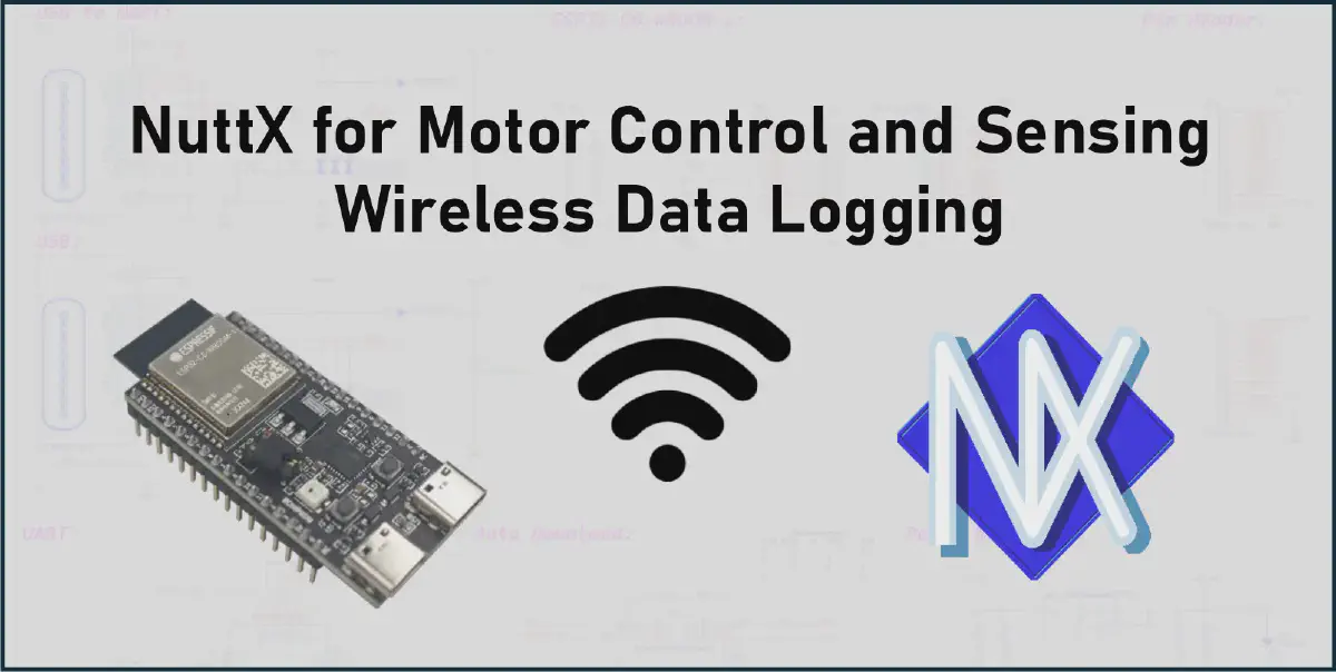 Featured image for NuttX for Motor Control and Sensing: IMU Integration and Wireless Data Streaming