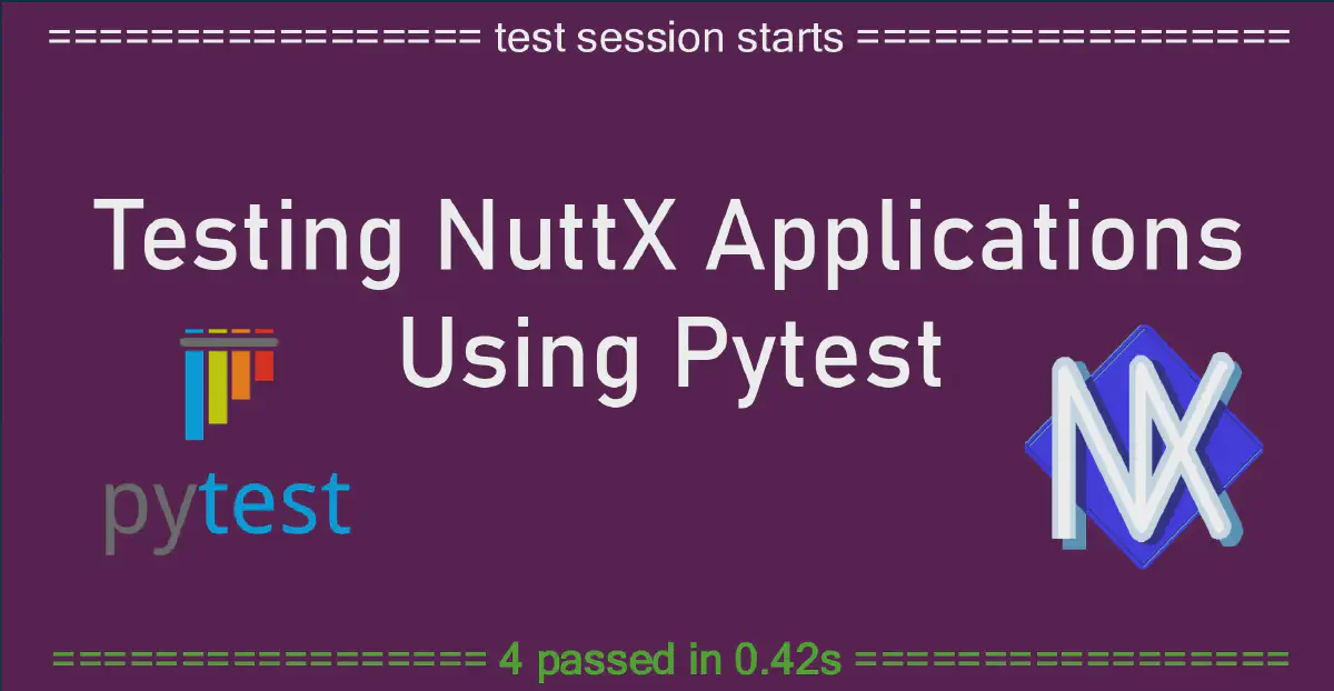 Featured image for Testing applications with Pytest and NuttX