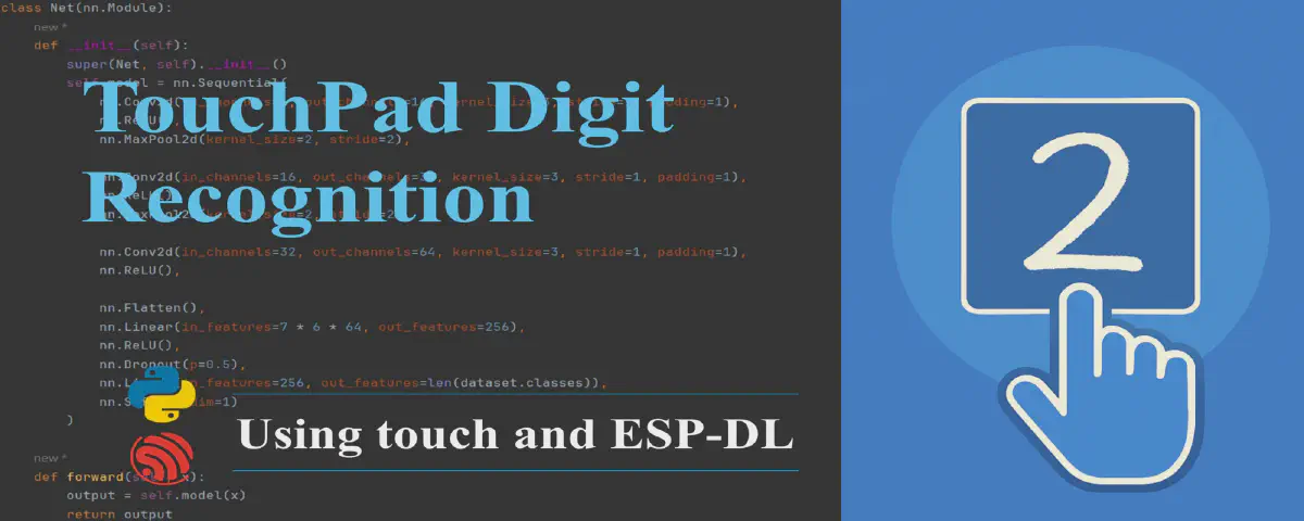 Featured image for Touchpad Digit Recognition Based on ESP-DL