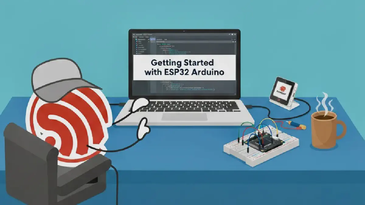 Featured image for Getting Started with ESP32 Arduino