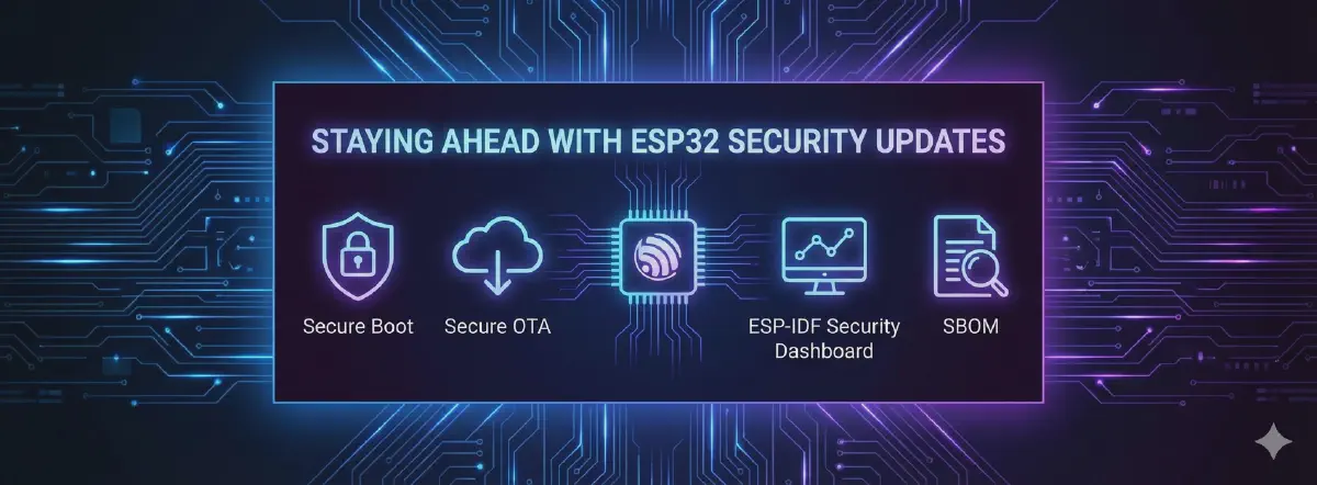 Featured image for Staying Ahead with ESP32 Security Updates