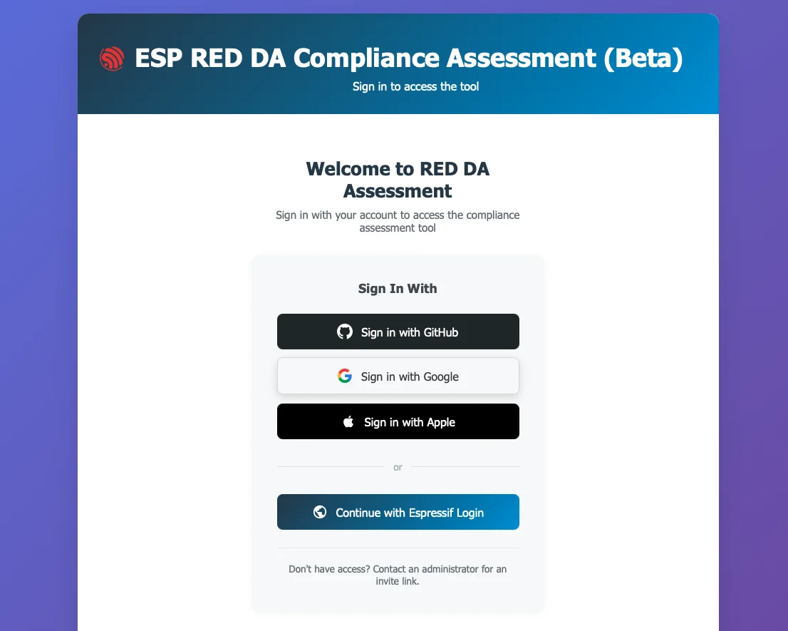 Sign in with your preferred account