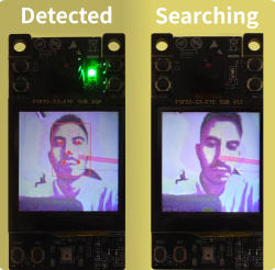Fig. 4 - Face detection LED